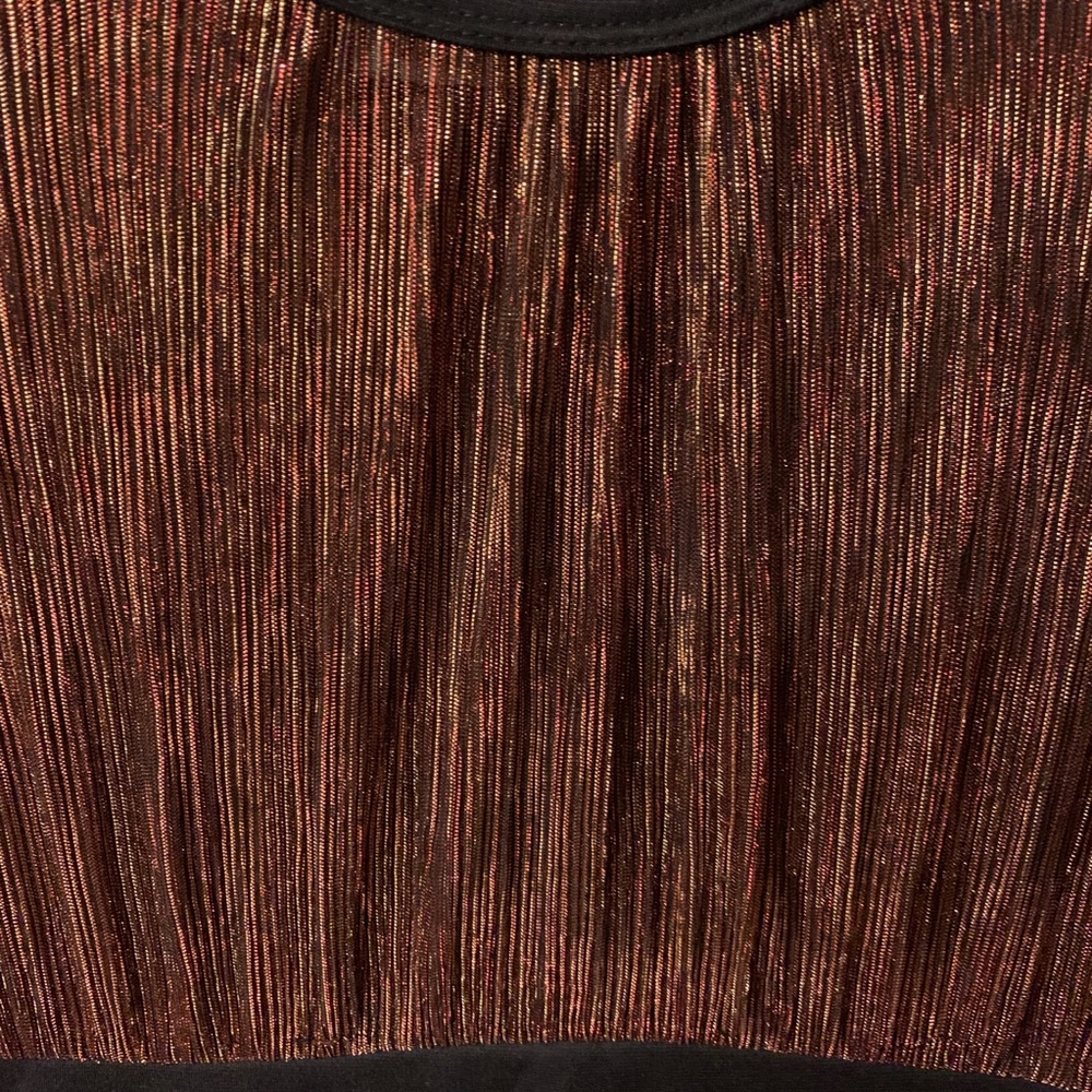 Women’s Copper and Black Mini Dress - Size Large - Picture 4 of 4